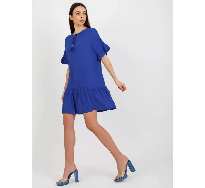 Dámské šaty model 20268680 kobaltově modré - Sublevel