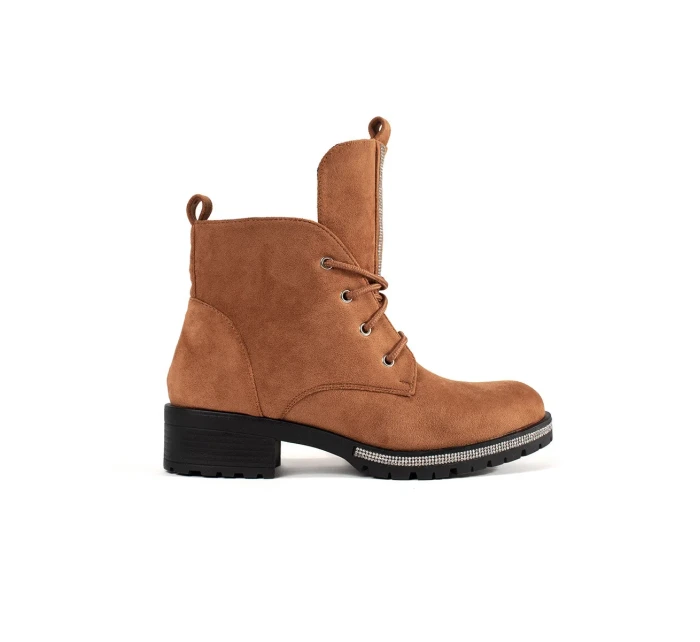 Designové dámské   kotníčkové boty bez podpatku