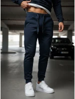 Pánské tmavě modré tepláky Dstreet UX2707 Pánské tmavě modré tepláky Dstreet UX2707