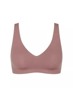 Dámská podprsenka ZERO Feel 2.0 Soft bra - BROWN - sv. hnědá 1141 - SLOGGI