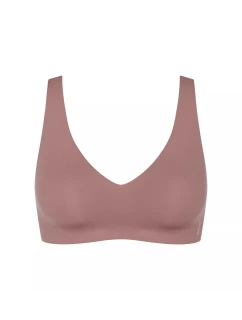 Dámská podprsenka ZERO Feel 2.0 Soft bra - BROWN - sv. hnědá 1141 - SLOGGI