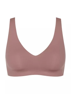 Dámská podprsenka ZERO Feel 2.0 Soft bra - BROWN - sv. hnědá 1141 - SLOGGI
