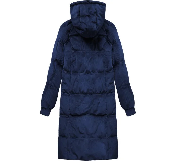 ZIMOWA KURTKA DAMSKA Z KAPTUREM GRANATOWA model 21242212 - Libland