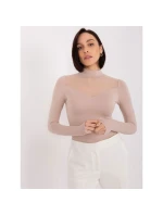 Béžová viskózová halenka model 21462263 - BASIC FEEL GOOD