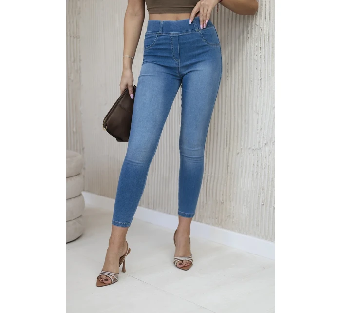 Džínové kalhoty s mašlí Džínové kalhoty s mašlí