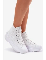 Vysoké Dámské Tenisky model 21694008 Bílé - Lee Cooper