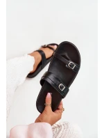 Dámské Sandály S Přezkami Černé model 21700018 - Boto Dámské Sandály S Přezkami Černé model 21700018 - Boto