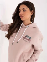 Bluza model 21378726 ciemny różowy - FPrice Bluza model 21378726 ciemny różowy - FPrice