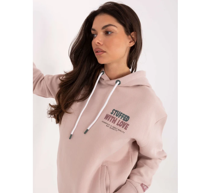 Bluza model 21378726 ciemny różowy - FPrice Bluza model 21378726 ciemny różowy - FPrice