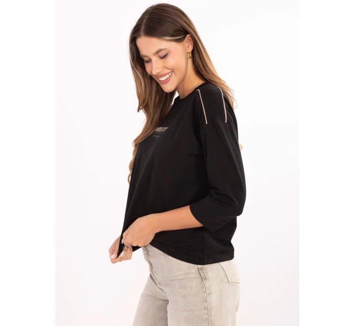 Bluzka RV BZ model 21406712 czarny - FPrice Bluzka RV BZ model 21406712 czarny - FPrice