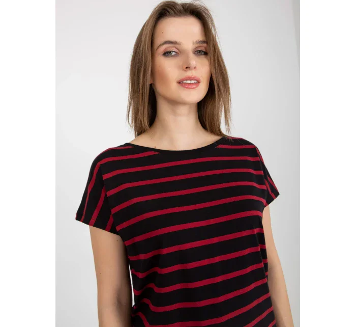 Dámské tričko RV TS model 18265507 černá a červená - FPrice