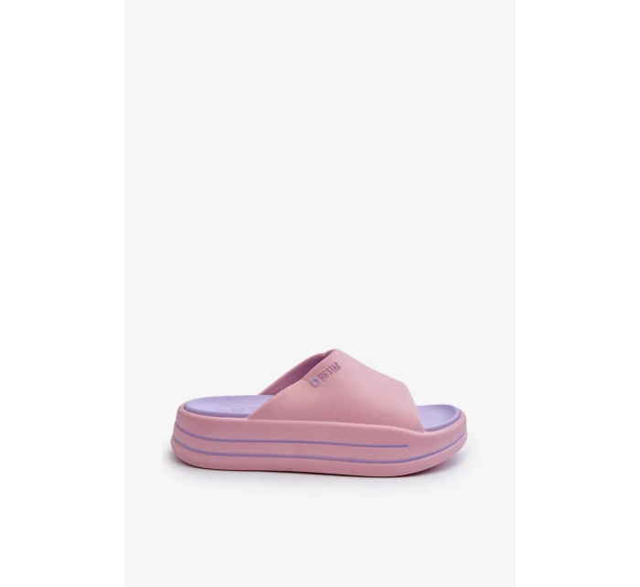 Dámské pantofle na platformě Big Star Pink Dámské pantofle na platformě Big Star Pink