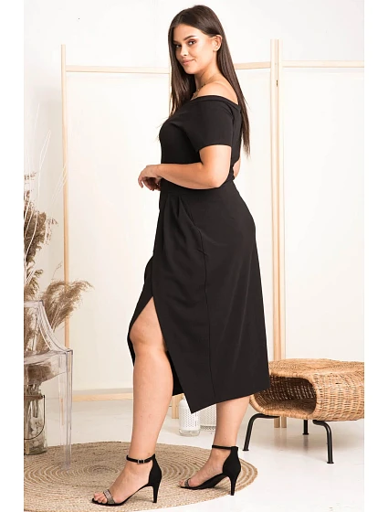 Dámské šaty model 20962051 černá - Karko Dámské šaty model 20962051 černá - Karko