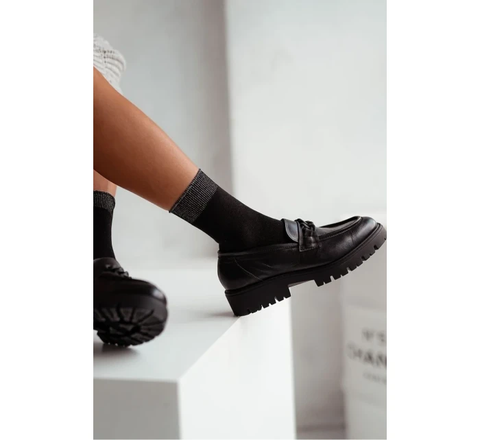 DÁMSKÉ BAVLNĚNÉ PONOŽKY S LUREXOVÝM ŽEBROVÁNÍM 0200.060 DÁMSKÉ BAVLNĚNÉ PONOŽKY S LUREXOVÝM ŽEBROVÁNÍM 0200.060