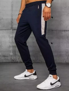 Pánské tmavě modré tepláky Dstreet model 21963186 - FashionStreet