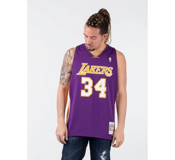 Mitchell & Ness Los Angeles Lakers NBA Swingman Jersey Lakers 99-00 Shaquille O`Neal SMJYGS18447-LALPURP99SON pánské oblečení Mitchell & Ness Los Angeles Lakers NBA Swingman Jersey Lakers 99-00 Shaquille O`Neal SMJYGS18447-LALPURP99SON pánské oblečení