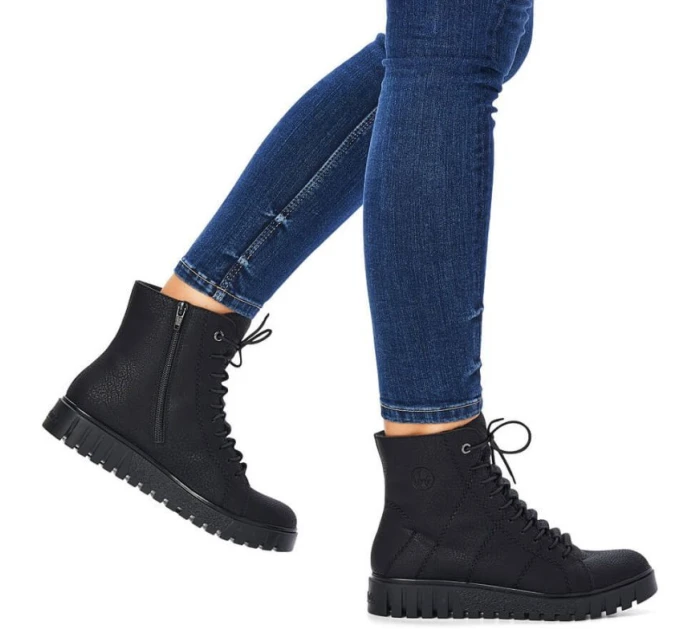 Rieker W R279B černé zateplené boty