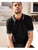 JN Pánské těžké piqué polo s proužky 02. model 22531373 - Daiber JN Pánské těžké piqué polo s proužky 02. model 22531373 - Daiber