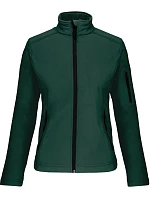 K 400 Dámská 3vrstvá softshellová bunda model 22508656 bottle green - Kariban