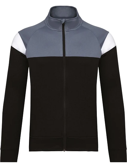 Kariban ProAct PA 391 Dětská tréninková bunda 20.P391 black/sporty grey Kariban ProAct PA 391 Dětská tréninková bunda 20.P391 black/sporty grey