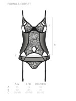 Passion model 18031302 corset kolor:black - festina