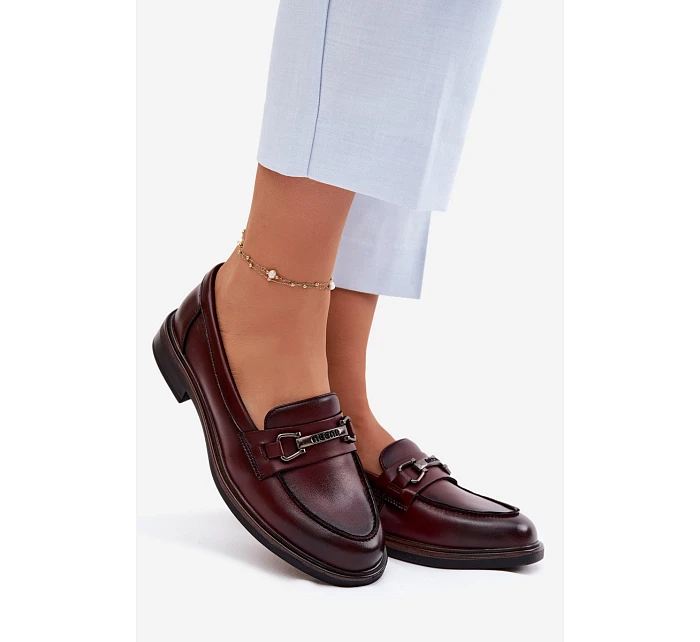 Kožené dámské mokasyny Vinceza 39983 Hnědé Kožené dámské mokasyny Vinceza 39983 Hnědé