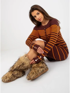 Šaty EM SK NG 2316.12P tmavě hnědé