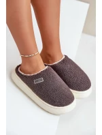 Zateplené Pantofle Na Silné Podešvi Big Star MM274134 Tmavě Šedé