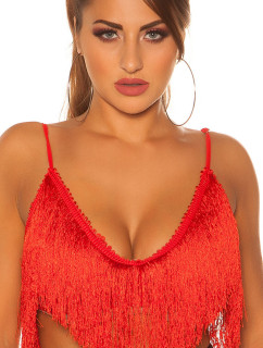Sexy KouCla Crop Top with fringes