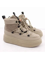 Dámské sněhule na platformě WOL280B Béžová - Potocki