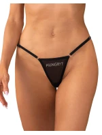 Dámská sexy tanga Violami Hungry černé - Obsessive Dámská sexy tanga Violami Hungry černé - Obsessive
