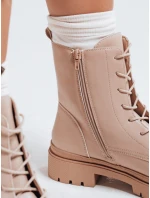 Dámské kozačky STYLOBOSS cream FashionStreet ZY0522