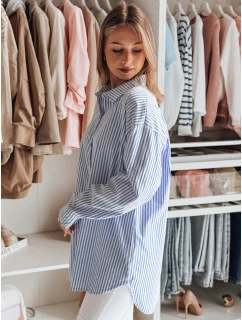 Dámská dlouhá oversize košile BLUSENA FashionStreet DY0456 v jedné velikosti