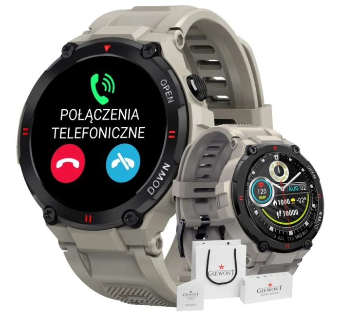 Chytré hodinky GIEWONT Grey GW430-2 Chytré hodinky GIEWONT Grey GW430-2