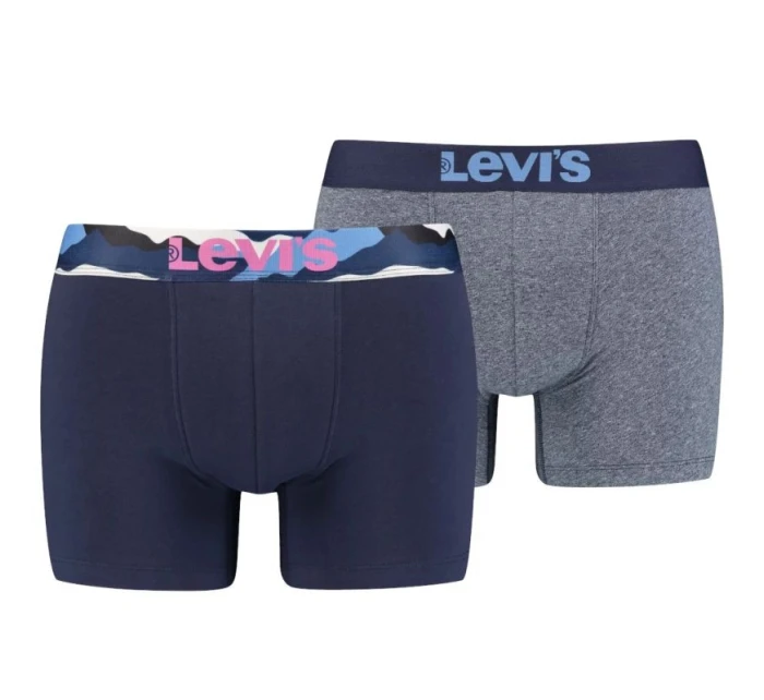 Pánské boxerky 2Pack model 16209104 modrá Levi's - Levis