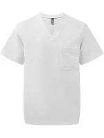 NN 200 Pánský strečový s výstřihem do V  white model 22417997 - Onna