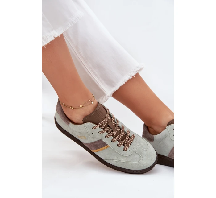 Dámské Nízké Sněhule Z Semiše Big Star SS274678 HI-POLY SYSTEM Mátové Dámské Nízké Sněhule Z Semiše Big Star SS274678 HI-POLY SYSTEM Mátové