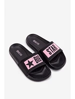 Dětské pantofle Big Star TT374A004 Černo-Růžové Dětské pantofle Big Star TT374A004 Černo-Růžové