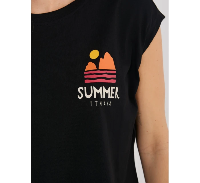 T shirt model 22027632 czarny - FPrice