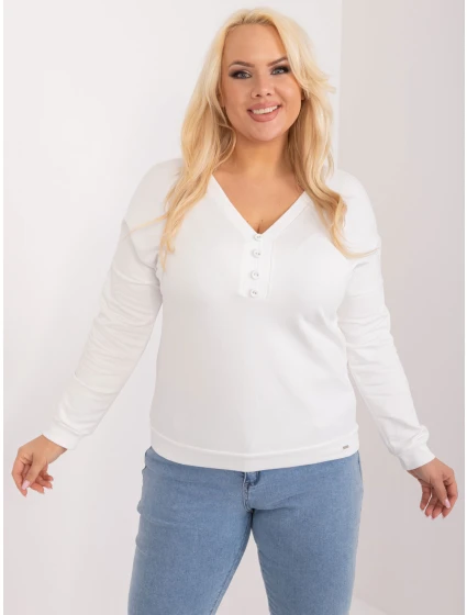 Bluzka RV BZ model 21271976 ecru - FPrice Bluzka RV BZ model 21271976 ecru - FPrice