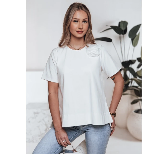 Dámské tričko ecru Dstreet model 21975629 - FashionStreet