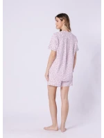 Leveza 1709 Samanta pyžamo kr/r S-XL na zip