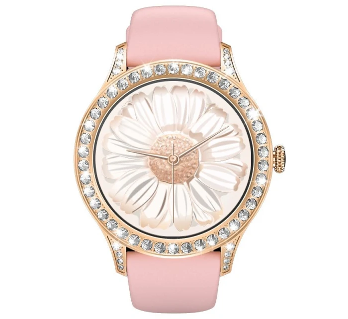 Dámské chytré hodinky VELTORI VT360-1 Pink Silicone Strap Dámské chytré hodinky VELTORI VT360-1 Pink Silicone Strap