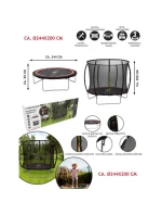 DUNLOP PREMIUM TRAMPOLÍNA S VNITŘNÍM MESH SYSTÉMEM fi244cm DUNLOP PREMIUM TRAMPOLÍNA S VNITŘNÍM MESH SYSTÉMEM fi244cm