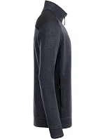 Daiber JN 862 Pánská pracovní bunda pletený fleece - Strong 02.0862 carbon melange/black Daiber JN 862 Pánská pracovní bunda pletený fleece - Strong 02.0862 carbon melange/black