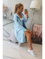 Delší zadní plášť modrý Delší zadní plášť modrý