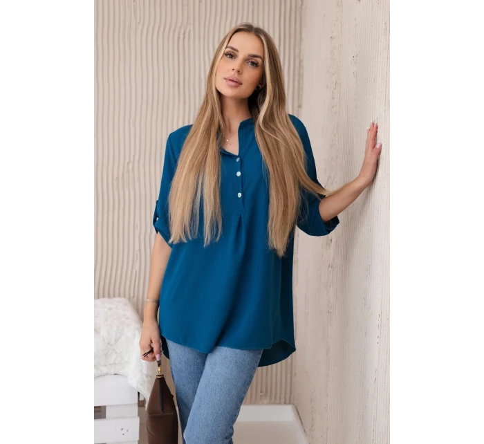 Halenka s prodlouženým zadním dílem námořní Halenka s prodlouženým zadním dílem námořní