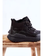 Dětské boty Memory Foam Big Star model 21601086 Černe - Big Star Shoes Dětské boty Memory Foam Big Star model 21601086 Černe - Big Star Shoes