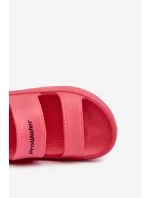 Lehké Pěnové Sandály Na Suchý Zip Růžové model 21658659 - Boto Lehké Pěnové Sandály Na Suchý Zip Růžové model 21658659 - Boto