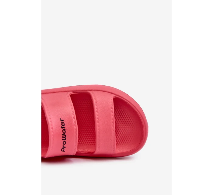 Lehké Pěnové Sandály Na Suchý Zip Růžové model 21658659 - Boto Lehké Pěnové Sandály Na Suchý Zip Růžové model 21658659 - Boto